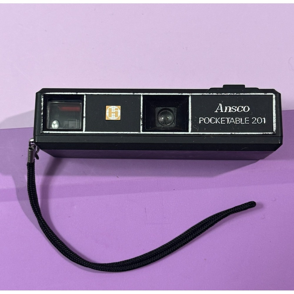 Vintage‎ Ansco Pocketable 201 110 Film Camera Pocket Point and Shoot Untested